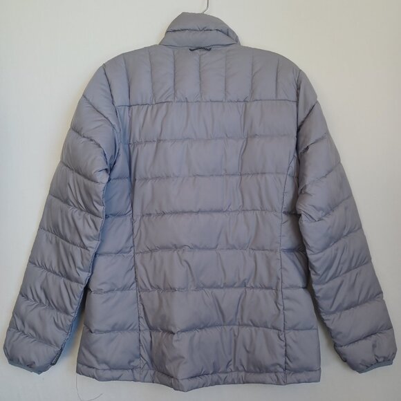 Columbia Interchange Jacket Gray Quilted Puffer Full Zip w Pockets Womens Medium - Picture 12 of 13